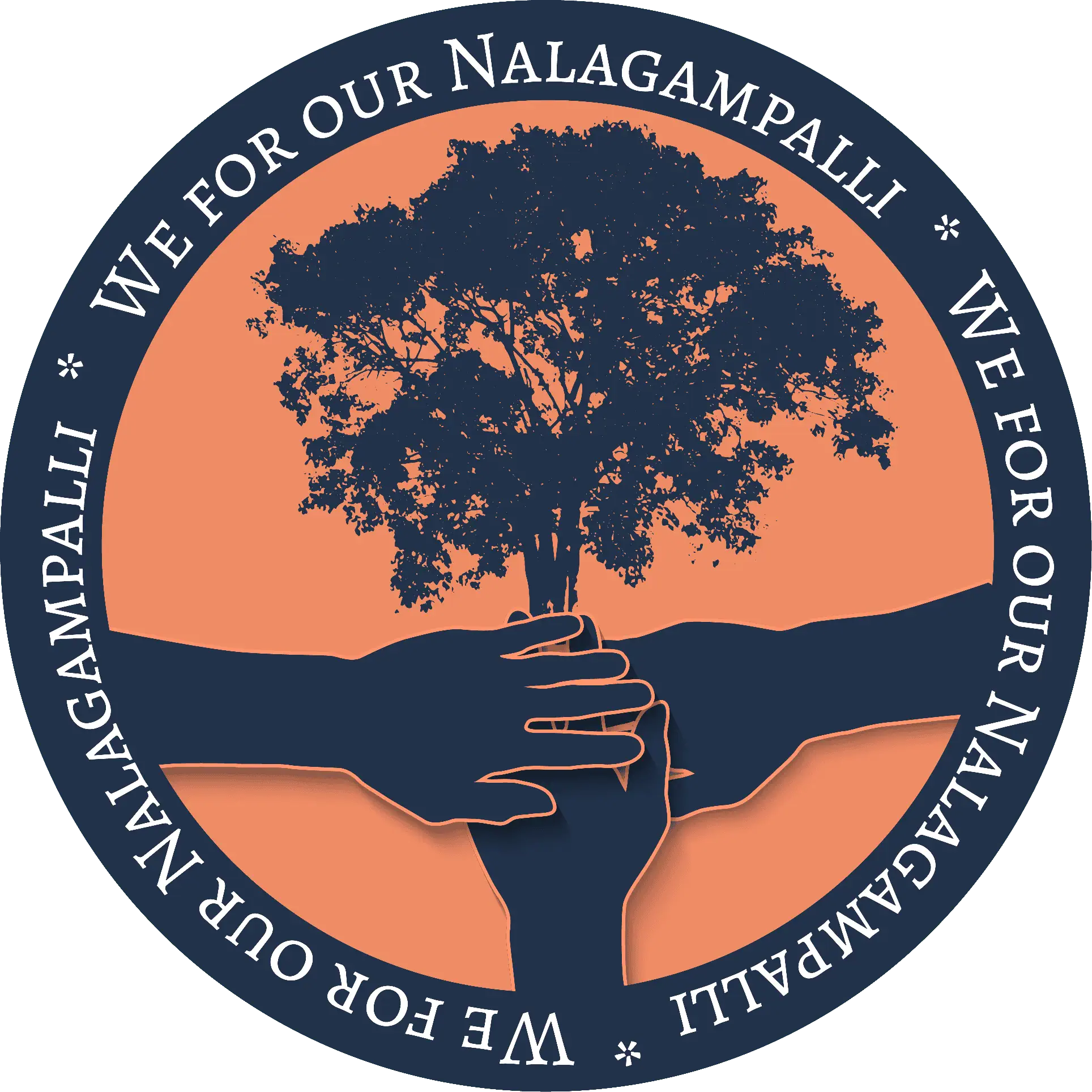 We for our village logo